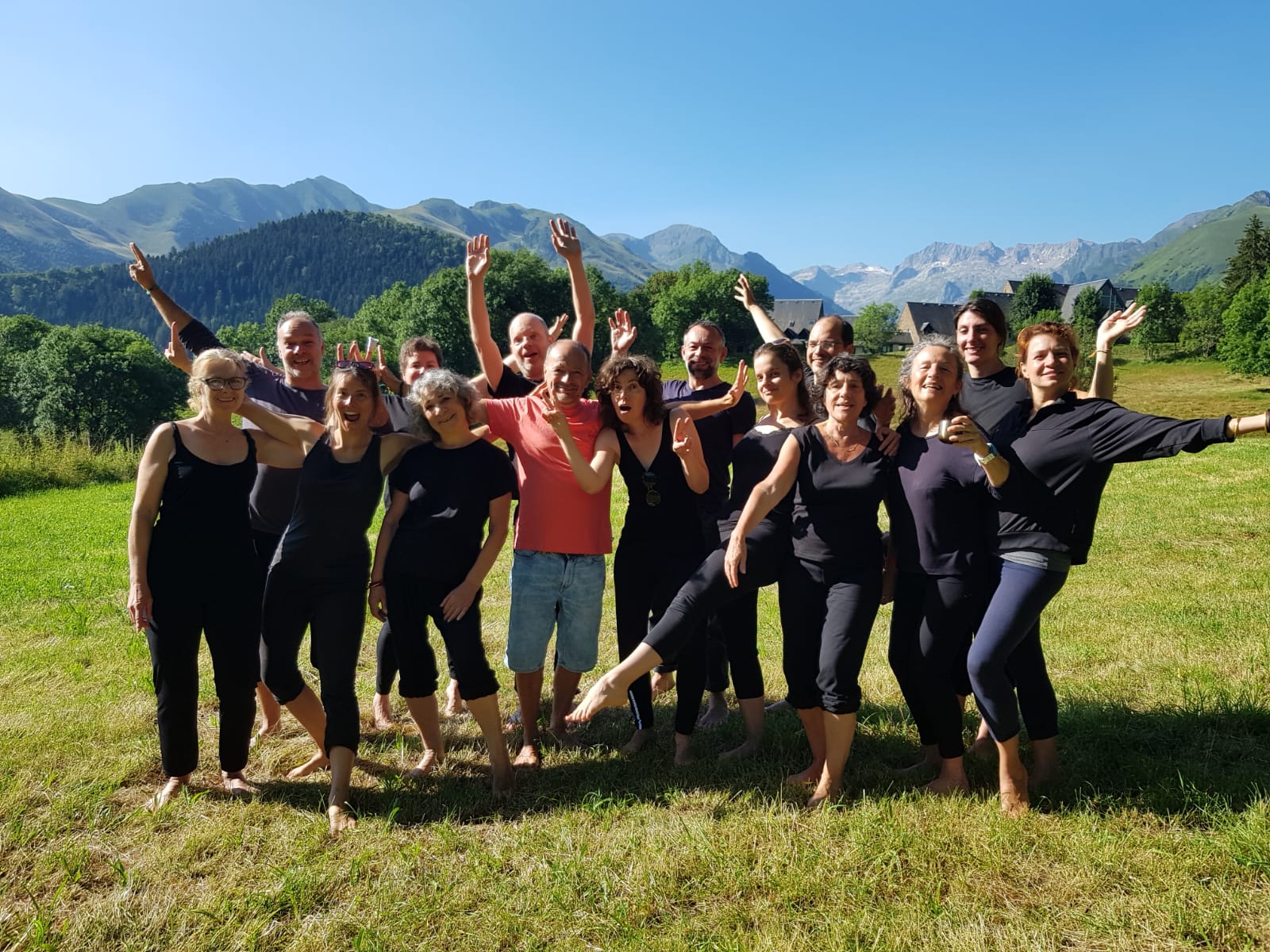 Groupe de la Zanni Compagnie, Compagnie de théâtre à Toulouse, en scène.